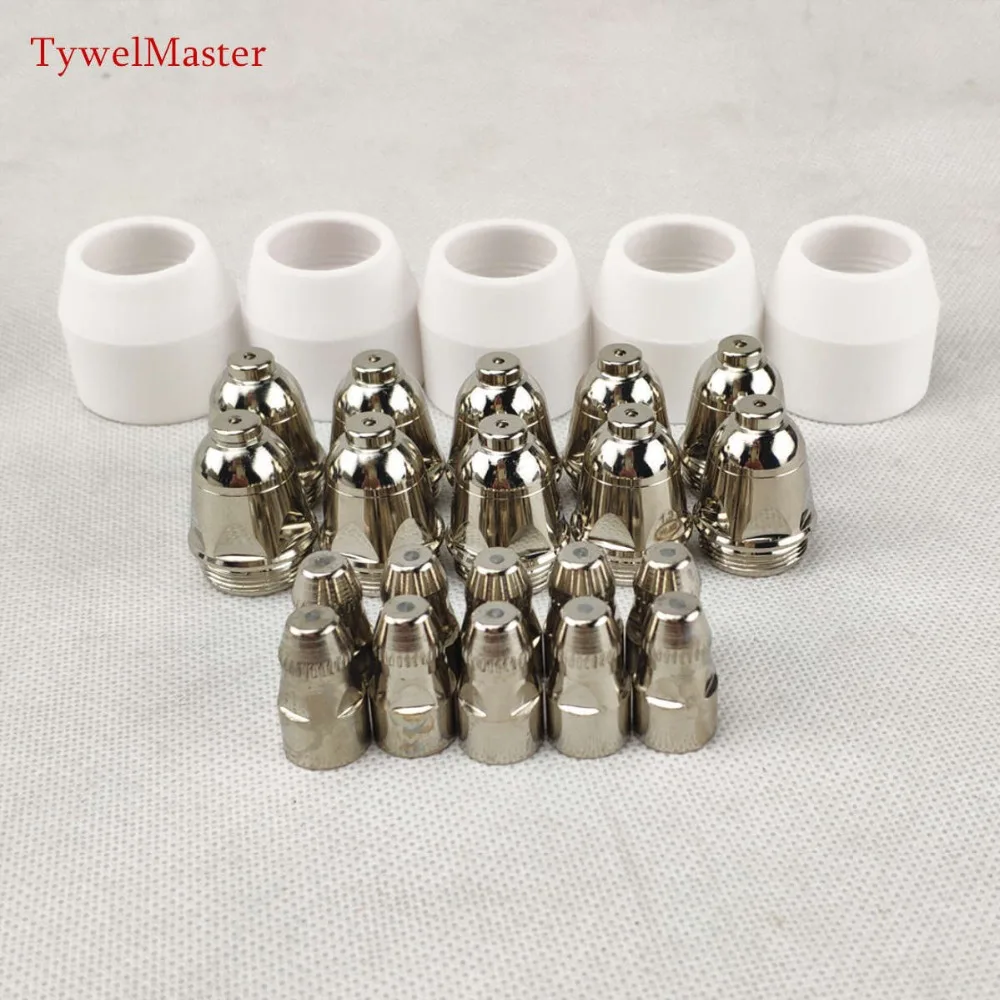 25pcs P80 Plasma Cutting Torch Consumable Cutting CNC 60A 80A 100A P80 Plasma Torch Shield Cup Tip Electrode Nozzle 25pcs P80 Plasma Cutting Torch Consumable Cutting CNC 60A 80A 100A P80 Plasma Torch Shield Cup Tip Electrode Nozzle