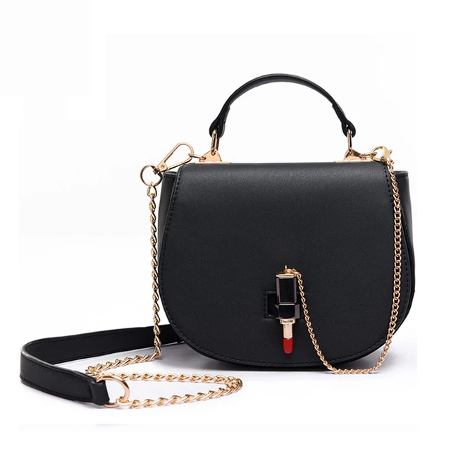 New Lipstick Chain Bag Mini Handbag 2017 Brand Las False New Lipstick Chain Bag Mini Handbag 2017 Brand Las False Designer Pu Canta Italian