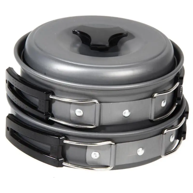 

8Pcs/set Outdoor Camping Cookware Cooking Picnic Bowl Pot Pan Set for Cooking Kitchen Gadgets