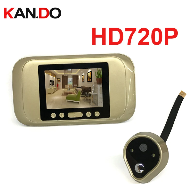 Hd720p камера глазок 3 2 дюйма для входной двери монитор фото и видеомагнитофон TFT