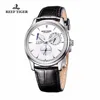 Reef Tiger/RT-reloj elegante para hombre, reserva de energía, calendario completo, segundos pequeños, acero, automático, RGA1980 ► Foto 2/6