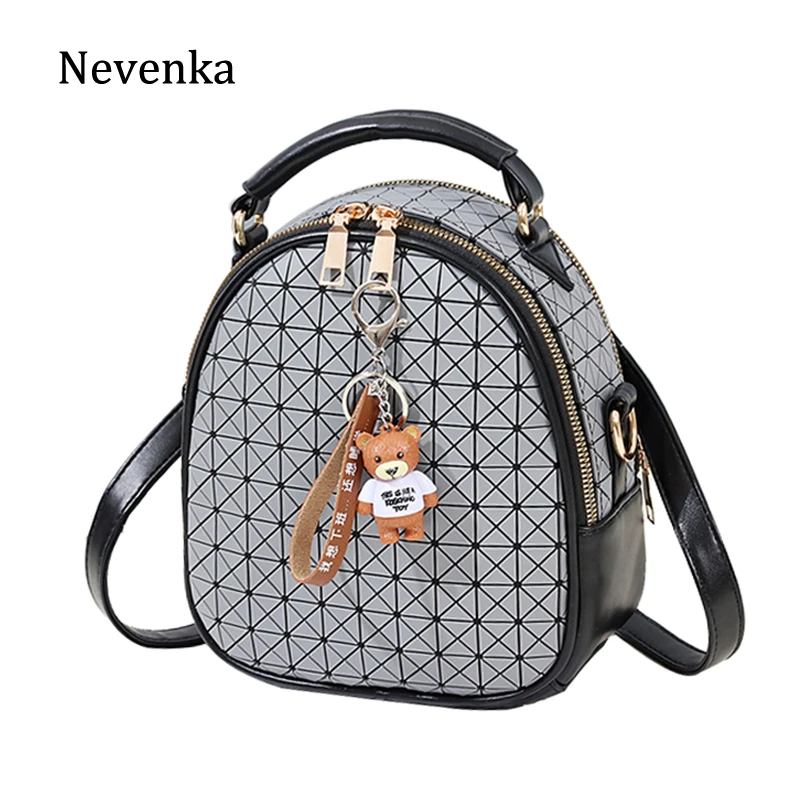 

Nevenka Mini Backpack Women Geometric Backpack Female Cute Backpacks for Girls Kawaii Backpacks Small Plaid Bag for Women 2018