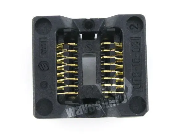 OTS-16-1.27-03 SOP8 SOP16 SO8 SO16 SOIC8 SOIC16 Enplas IC Test Burn-in Socket Programmer Adapter 1.27mm Pitch 3.9mm Width