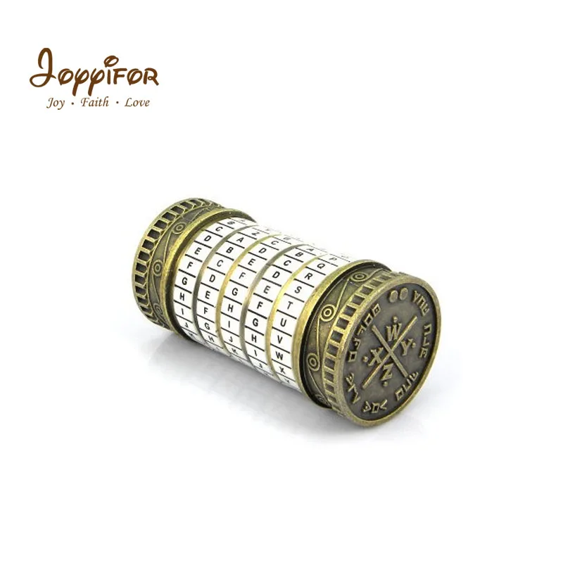 

Joyyifor Leonardo da Vinci Educational toys Metal Cryptex locks gift ideas holiday gift to marry lover escape chamber props