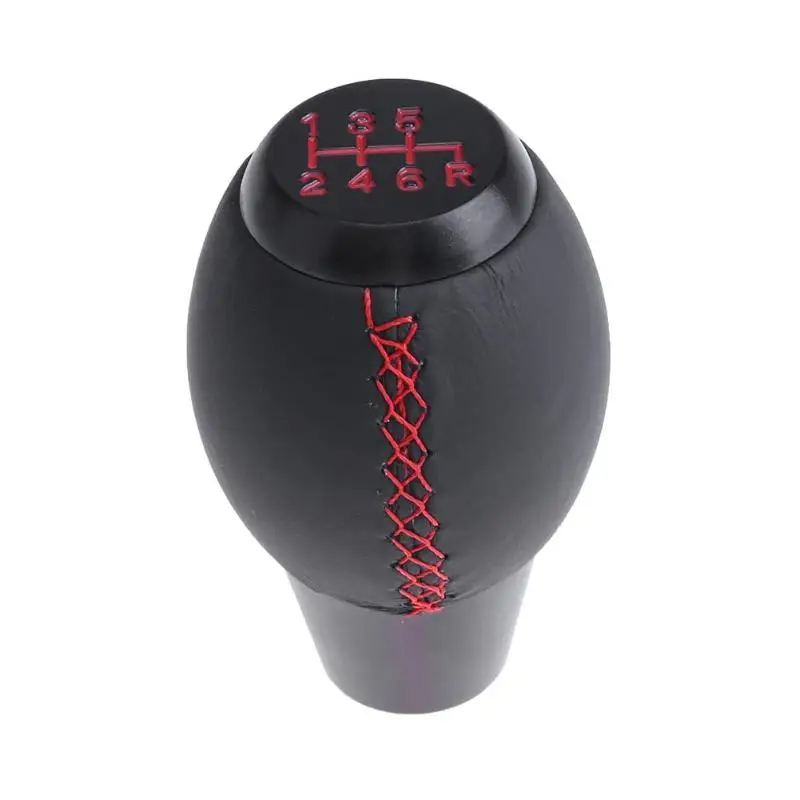 

5-Gears Metal and PU Leather MT Cars Universal Gear Shift Knob Styling Accessory(Black) Auto Accessories Part