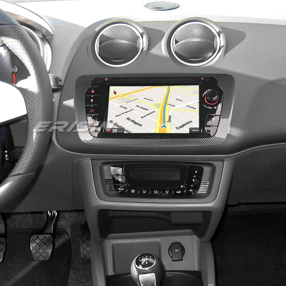 Erisin ES4822S 7 дюймов, автомобильный, мультимедийный плеер навигация gps Авторадио для сиденья IBIZA 2009-2013