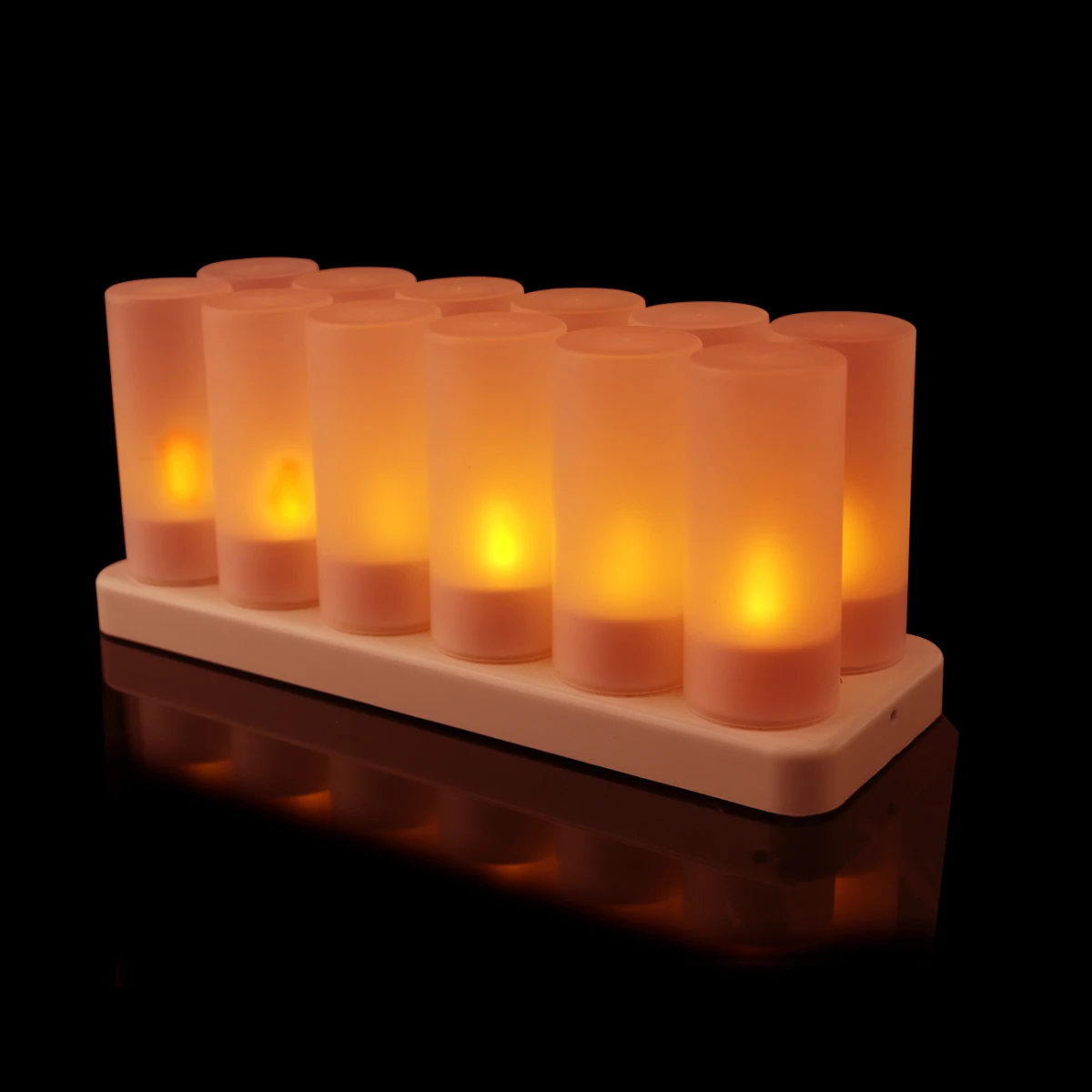 

12Pcs LED Tea Light Candles Romantic Surprise Led Battery-Powered Flameless Candles Church and Home Decoartion and Lighting