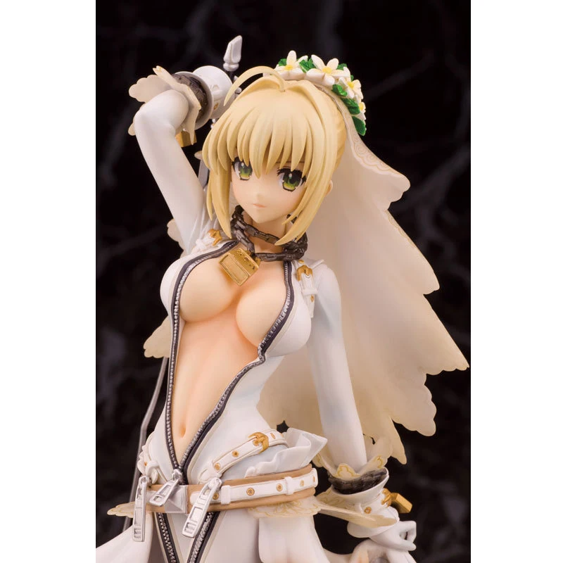 Fate Night Saber платье для свадьбы ПВХ экшн-фигурки игрушки ночная съемка Нерон Клавдий