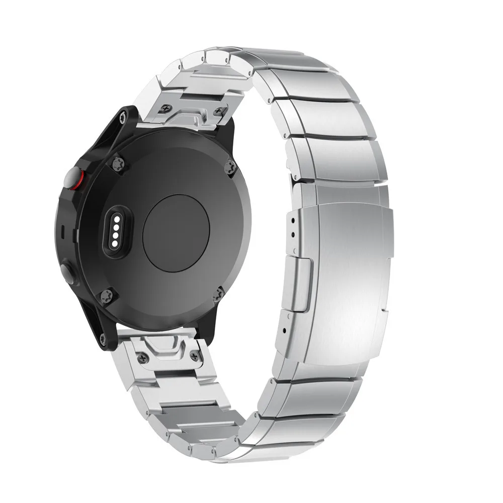 Заменить для мужчин t Band ремешок для Garmin Fenix 5X часы Мода 2019 г. Универсальные мужские часы Простой бизнес нержавеющая сталь браслет быстрый