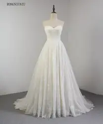 Свадебное платье es 2019 A-Line Милая Кружева Vestido De Noiva на заказ; длинное слоновая кость спинки Кружева свадебное платье
