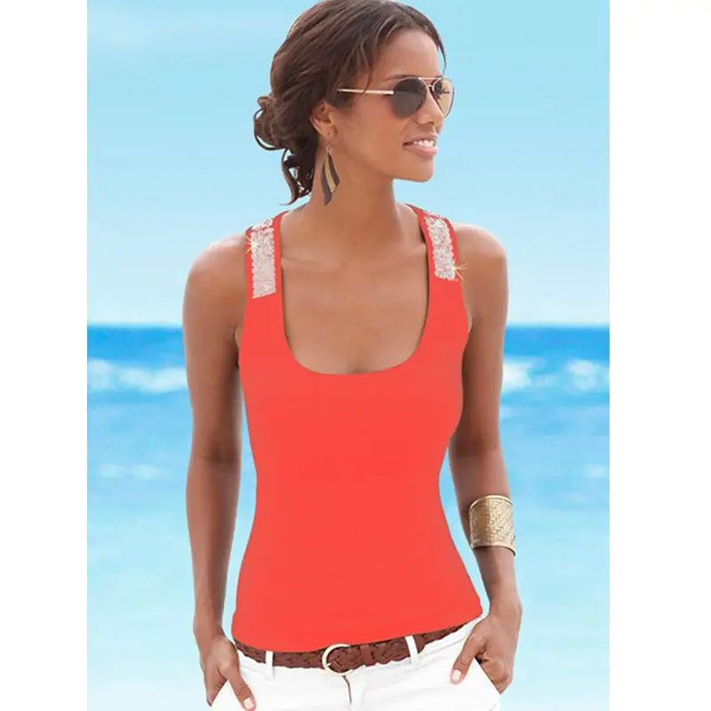 New Arrival Summer Clothing Women Tops Female Sleeveless Camisole ...