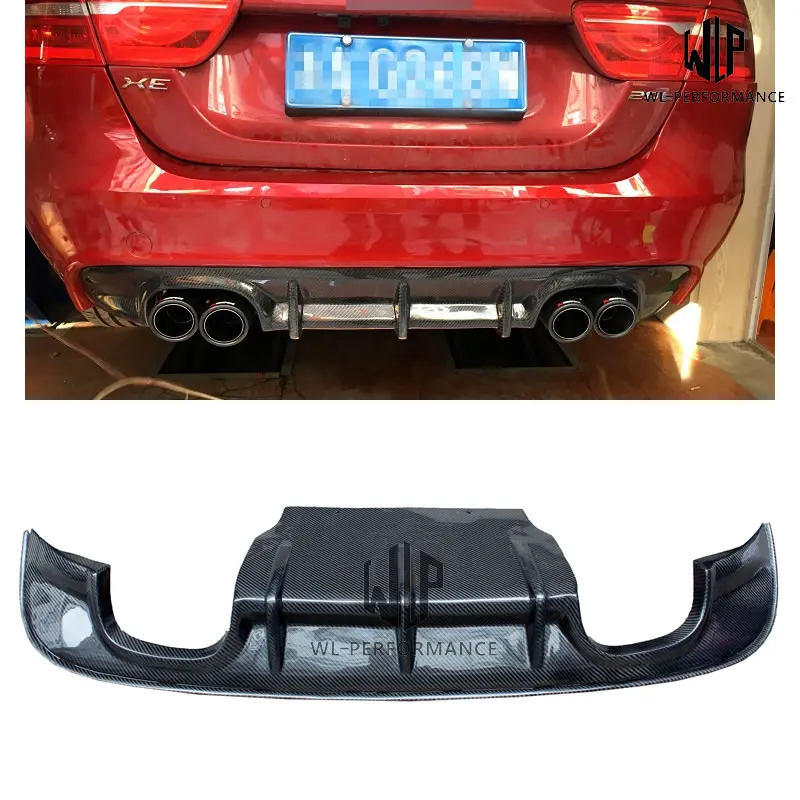 Подходит для Jaguar XE высококачественный двухсторонний бампер из углеродного