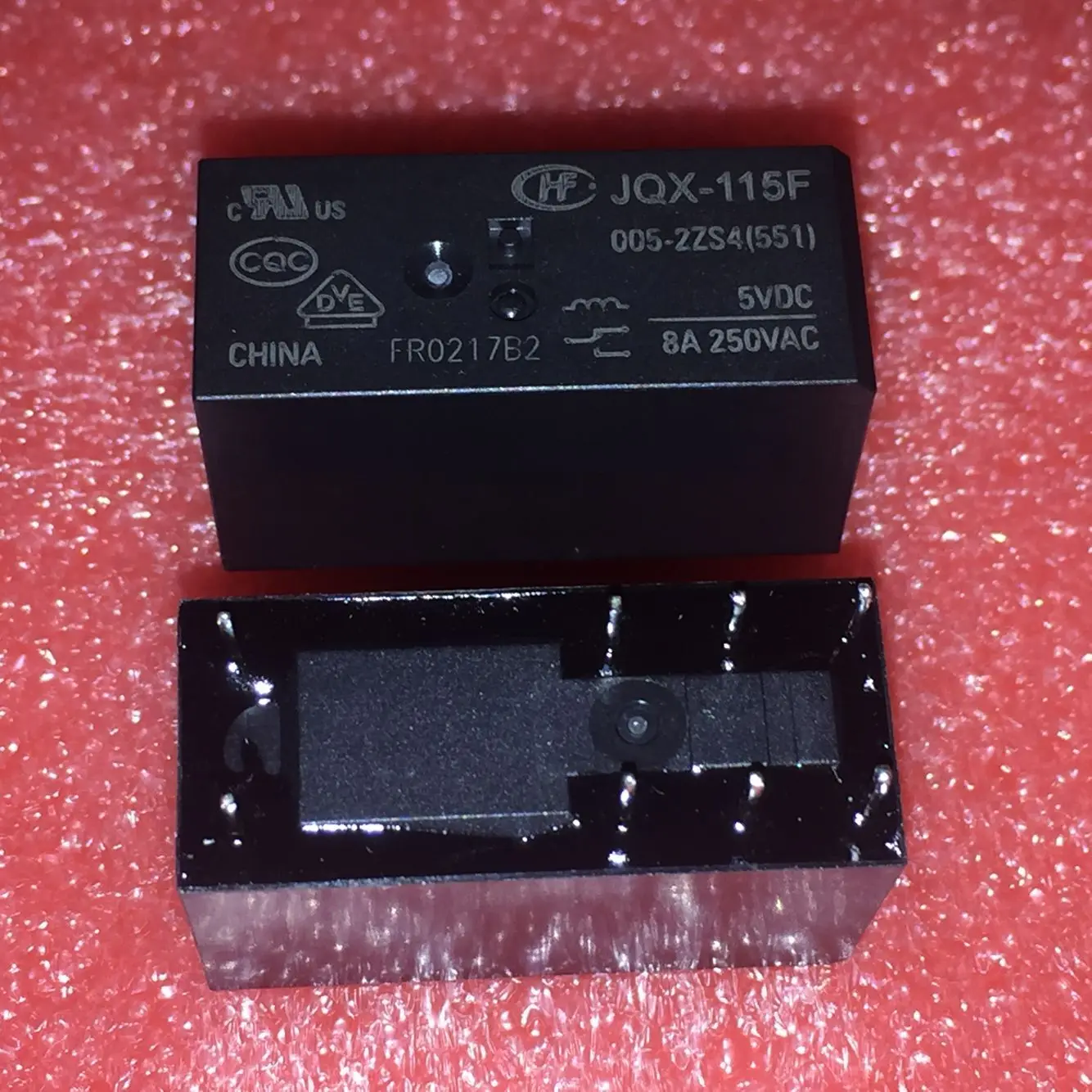 Free Shipping 100% new original relay 10pcs/lot JQX 115F 005 2ZS4 JQX ...