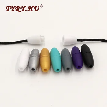 

TYRY.HU Multicolor 100Pcs Plastic Breakaway Clasps For Jewelry Making Break Away Safety Clasp Buttons Special Designed For Baby