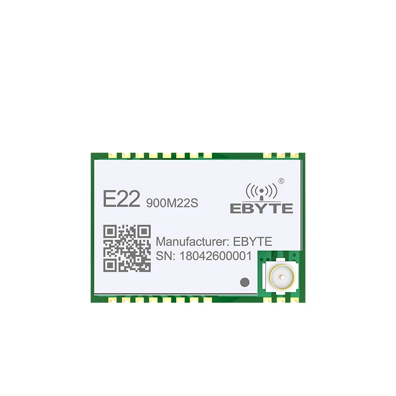 Беспроводной приемопередатчик LORAWAN SX1262 LoRa TCXO E22-900M22S SPI 868MHz SMD 915MHz SMD ebyte приемник радиочастотного передатчика