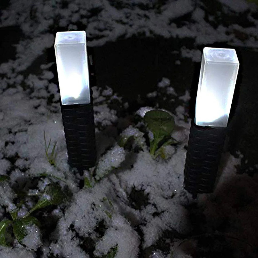 BEIAIDI 4 шт. ротанговая солнечная лужайка лампа для наружного сада дорожка для двора ландшафтный светильник солнечный наземный лужайка светильник для виллы парк Декор
