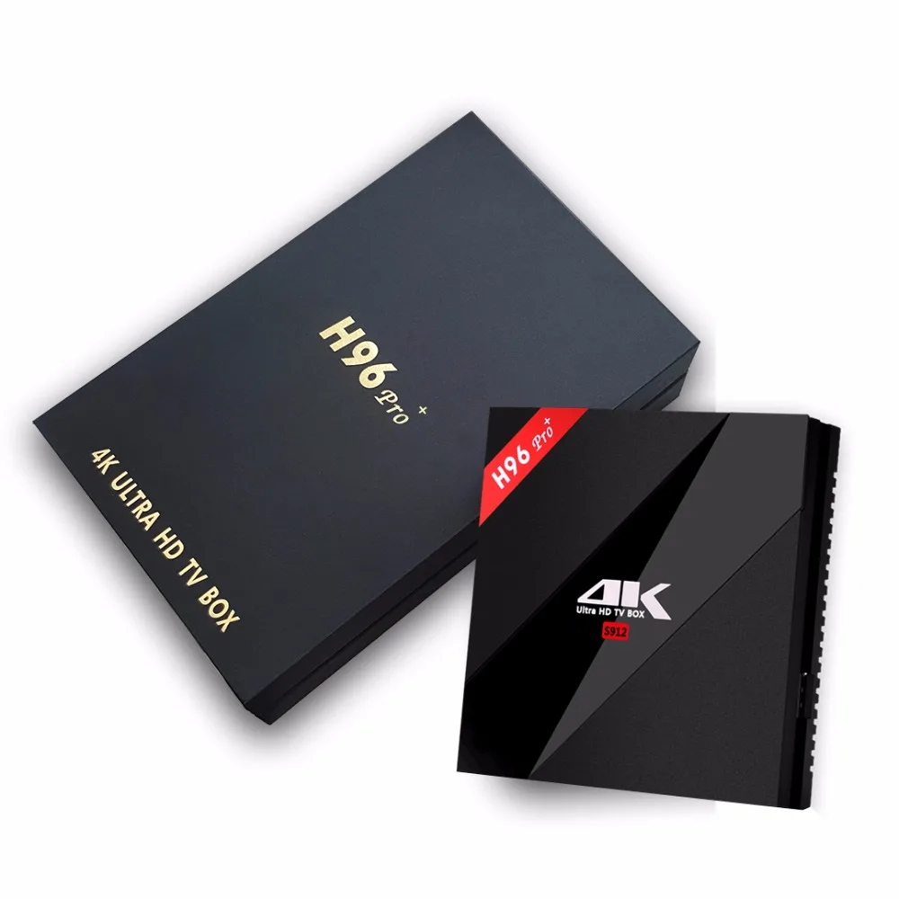 Wechip H96 PRO Plus Android 7.1 Smart TV Box Amlogic S912 Octa Core 3G 32G 2.4GHz/5.8GHz Wifi 4K Bluetooth H96 PRO+ Set Top Box