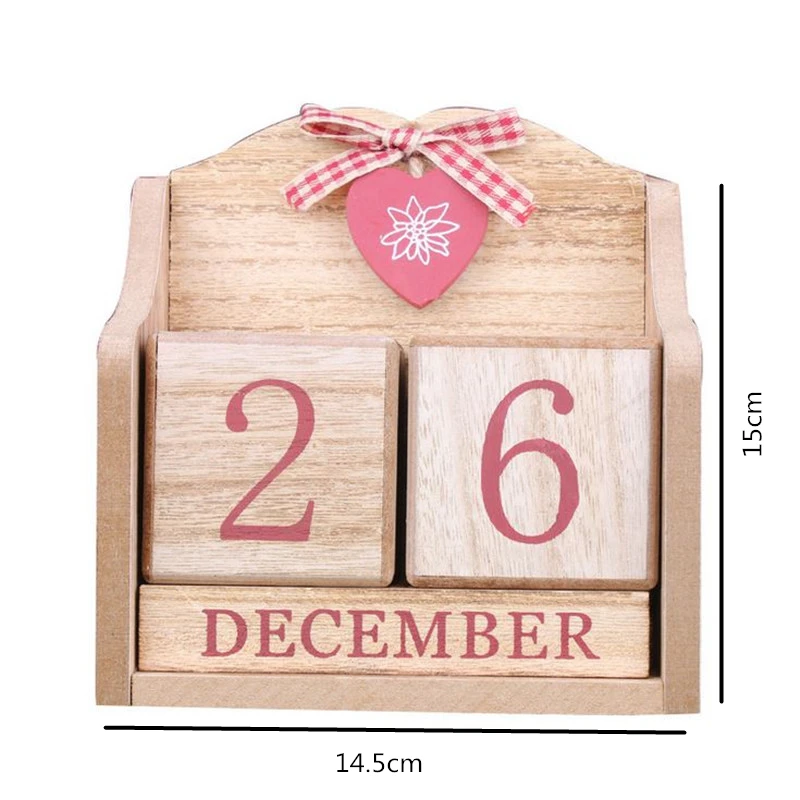 Coloffice-1PC-Decorative-Furnishing-Calendar-Wood-Desktop-Calendar-European-Pink-Learning-Periodic-Planner-Table-Stationery