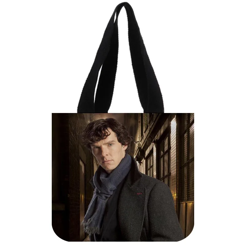 

Custom Benedict Cumberbatch Reusable Handbag Women Shoulder Cloth Pouch Foldable Large Linen Bag Shopping Bags Painting Travel