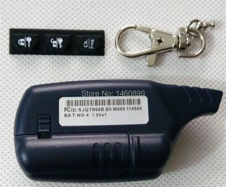 B9 чехол Брелок для ключей для русской версии Starline B9 B6 A91 A61 ЖК-пульт дистанционного управления брелок двухсторонняя Автомобильная сигнализация