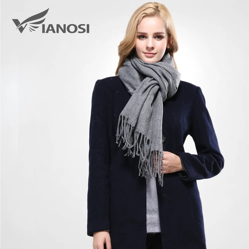 

[VIANOSI] New Brand Scarf Winter Women Scarf Female Solid Scarf Best Quality Cotton Studios Tassels Women Wraps VA090