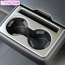 Подходит для Mazda CX-5 CX5 KF автомобильный хромированный держатель на заднее сиденье для напитков, чехлы, наклейки, ободок, объемный, матовый