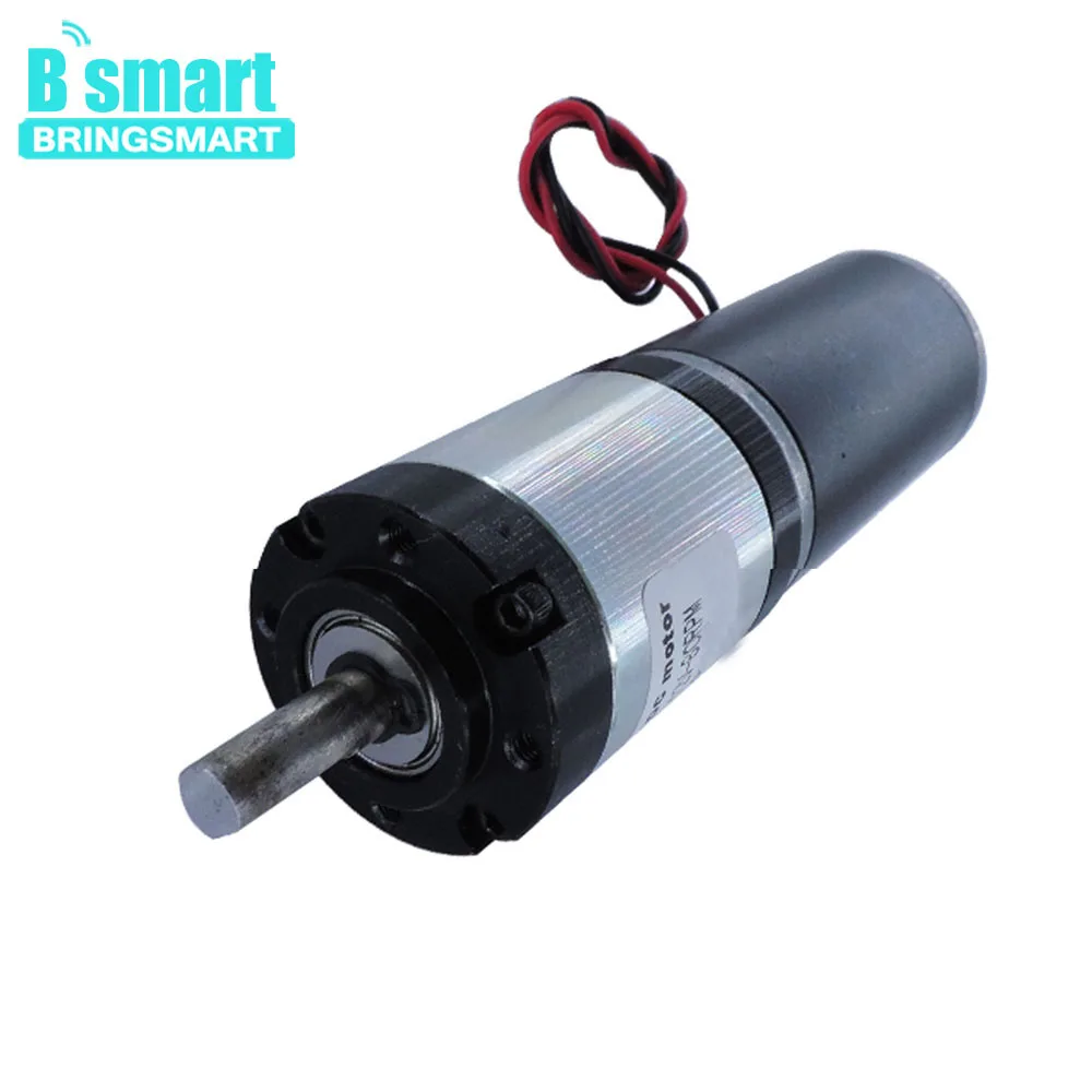 BringSmart PG32-3157 микро планетарный редуктор электродвигатель 12V 24V щетка Reductio двигатель постоянного тока 80 об/мин для бытовой техники