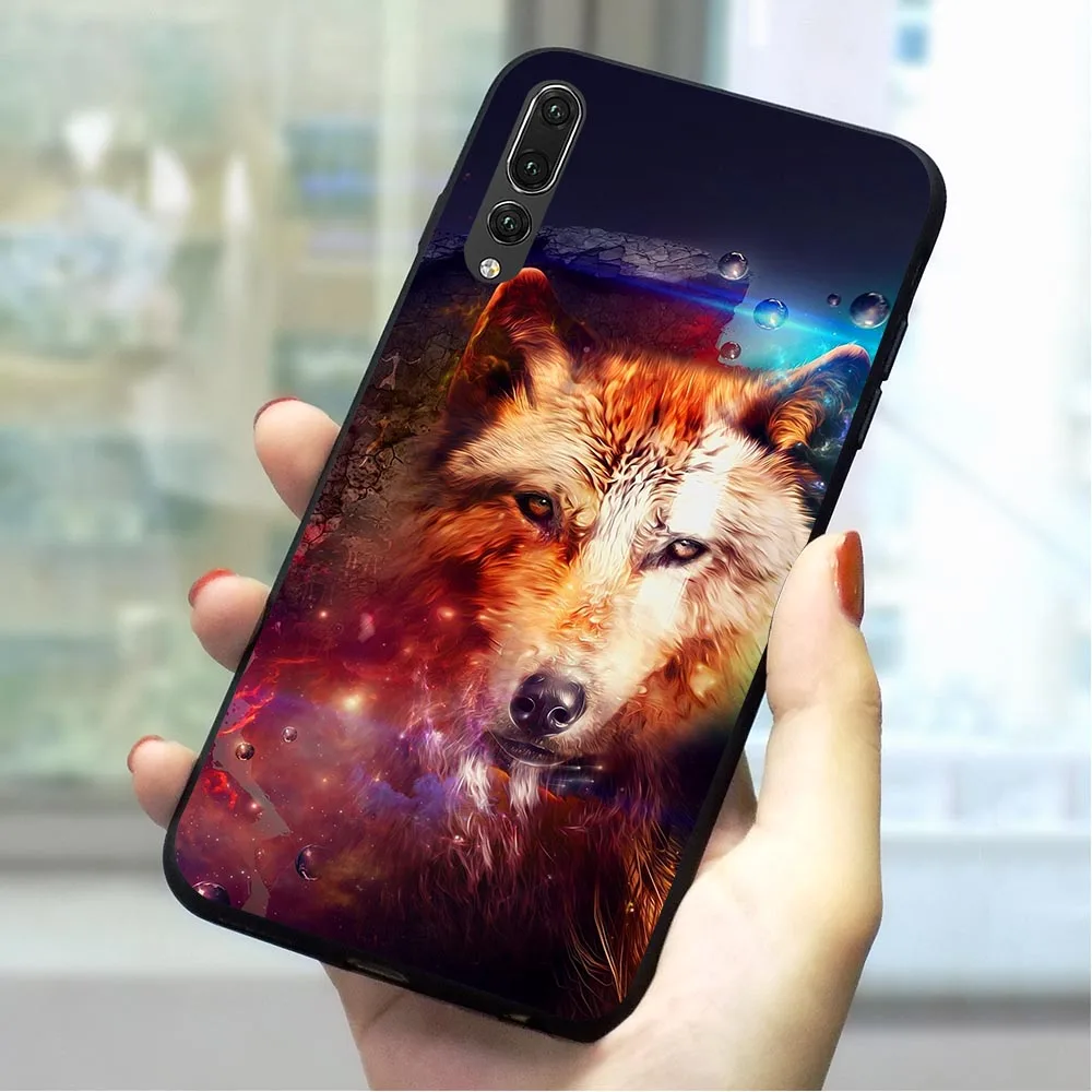 

Wolf Animals Gift Soft TPU Case for Huawei P10 Phone Cover for P20 P30 Pro Mate 10 Lite 20 P Smart 2019 P8 2017 P9 Mini 2018