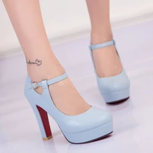 S. Romance/женские туфли-лодочки; модные пикантные элегантные офисные женские туфли на высоком квадратном каблуке; цвет черный, синий, белый; большие размеры 34-43; SH025