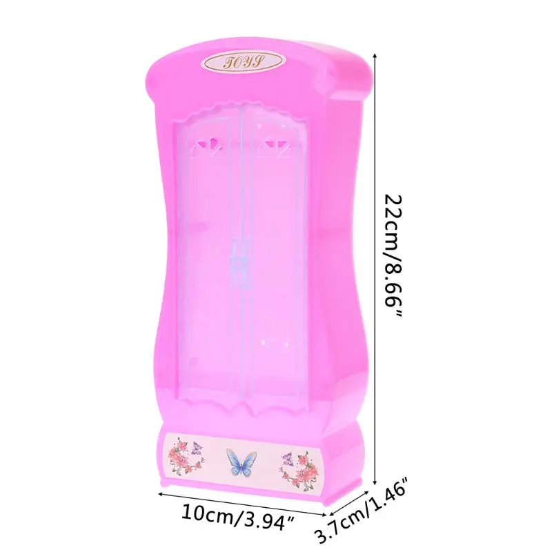 المنزل خزانة خزانة خزانة الأميرة أثاث لعبة للأطفال إكسسوارات دمي الأميرة الاطفال فتاة الهدايا