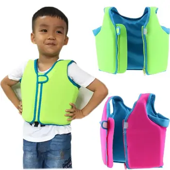 

Kids Life Vest Solid Life Jacket Pool Children Swimming Regular All Season Water Sports Zip Swimming, Lifesaver