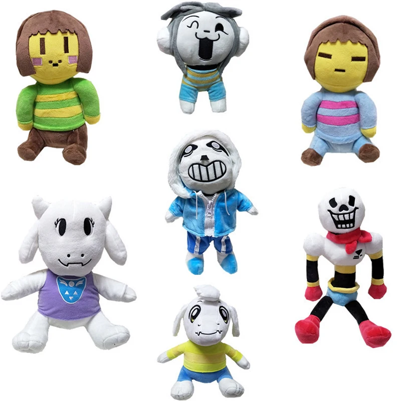 13 видов стилей Undertale плюшевые игрушки куклы 20 40 см Санс и папирус из сказок