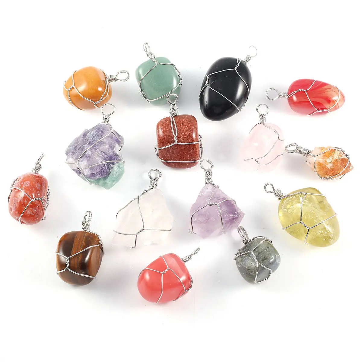 

Natural Stone Pendants Imperial Charms Pendants Craft for Women Men Jewelry Accessories Charm Pendants