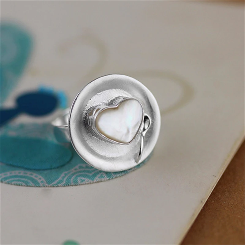 Lotus Fun Real 925 Sterling Silver Jewelry Natural Creative Handmade Designer Fine Jewelry Love Afternoon Dating Rings for Women