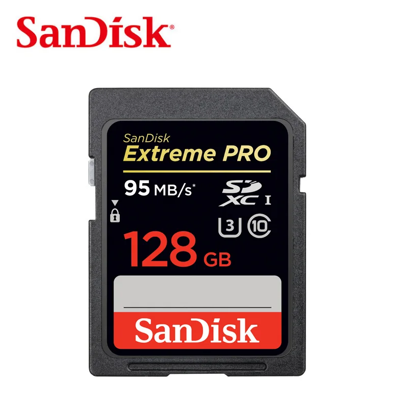 SanDisk Extreme PRO SDHC SD card 16 GB 32 GB 64 GB 128 GB Scheda di Memoria C10 U3 fino a 95 MB/s, per la macchina fotografica, videocamere e computer