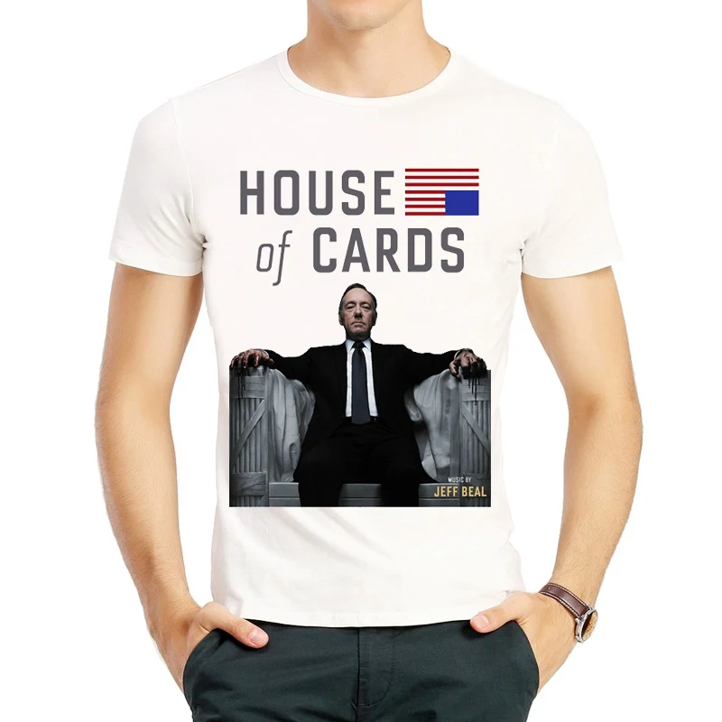 Футболка с принтом «House of Cards», модные короткие футболки белого цвета, футболка с принтом «House of Cards», футболки, футболки унисекс, футболка с пр... Футболка с принтом «House of Cards», модные короткие футболки белого цвета, футболка с принтом «House of Cards», футболки, футболки унисекс, футболка с пр...