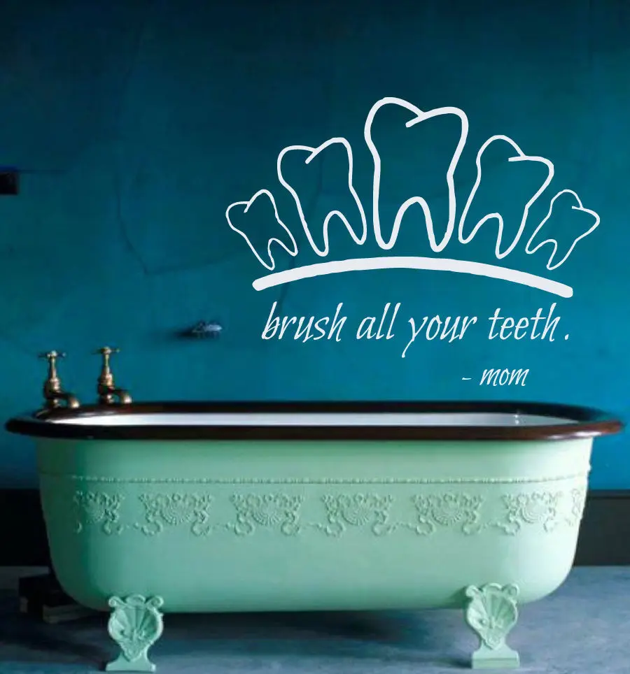 Tooth Teeth Sticker Dentist Decal Muurstickers Poster Vinyl Art Wall