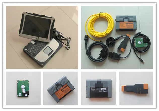 

For bmw diagnostic tool icom a2 isis with laptop cf19 toughbook with software 500gb hdd 3in1 full set ready to use