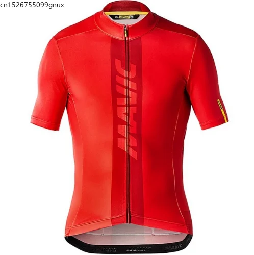 

Mavic cycling jersey team 2019 Pro racing shirt cycling clothing 2019 summer short-sleeved jersey Quick-drying 16D