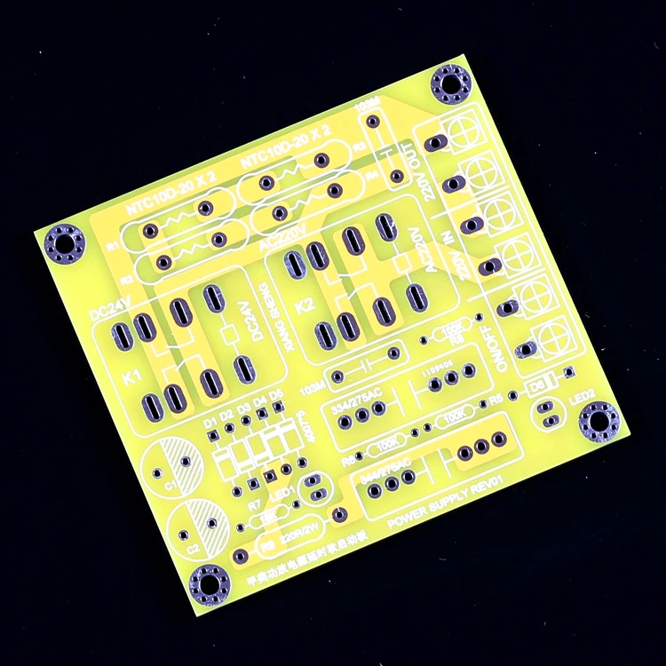 

Class A power amplifier power delay soft start PCB high power soft start board empty board