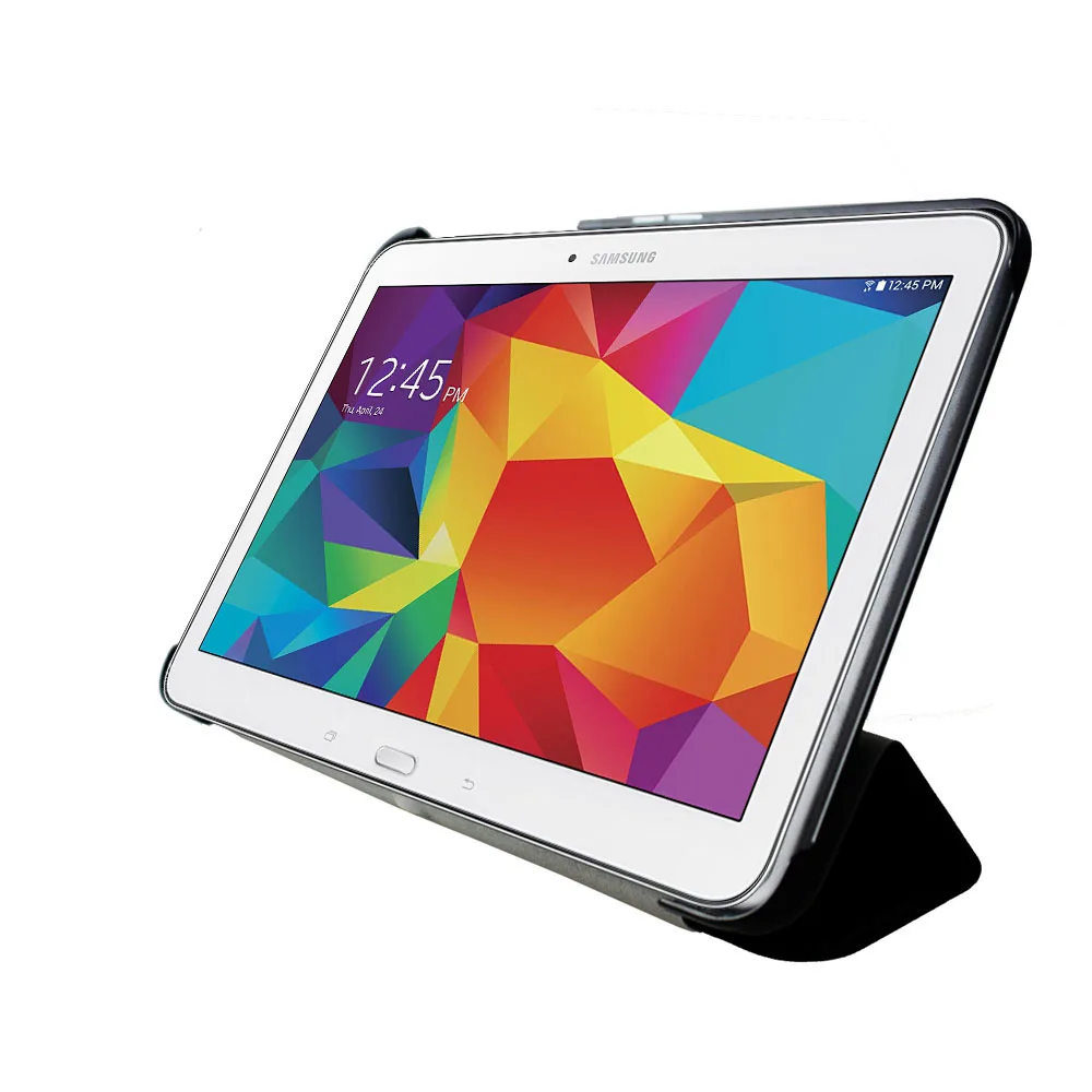 sm t530 t535 t531 tablet stand cover case for Samsung Tab 4 10.1 Ultrathin  slim leather smart cover case magnetic auto sleep|case samsung|case  computercase cover for iphone - AliExpress