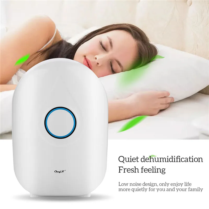 

500ML Mini Portable Dehumidifier Air Dryer Machine Dehumidifier Electric Cooling Dryer Moisture Absorb Home Kitchen Bedroom