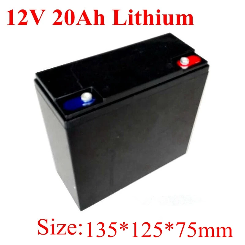 

12v 20ah Lithium Ion Battery Li Ion 18650 3s Bms Rechargeable Battery for 250w Street Light Inverter Camper Van + 3A Charger