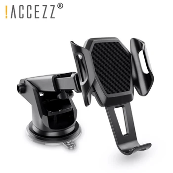 

!ACCEZZ Car Phone Holder For iPhone XS MAX XR Xiaomi Huawei 360 Rotate Dashboard Windshield Car Mount Mobile Phone Holder Stand