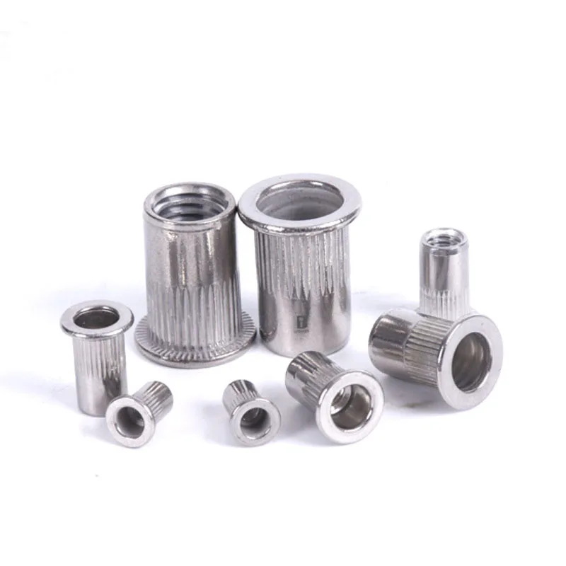 

Rivet Nut Stainless Steel 304 Flat Head Metric Threaded Blind Rivet Nut Insert Rivnut Nutsert Screw M3 M4 M5 M6 M8 M10 M12