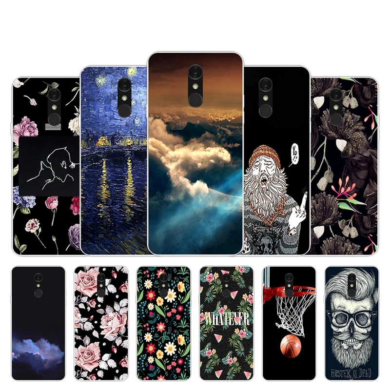 Прозрачный ТПУ для LG Q7 + задняя крышка телефона 5 &quotдля чехол мягкий силиконовый