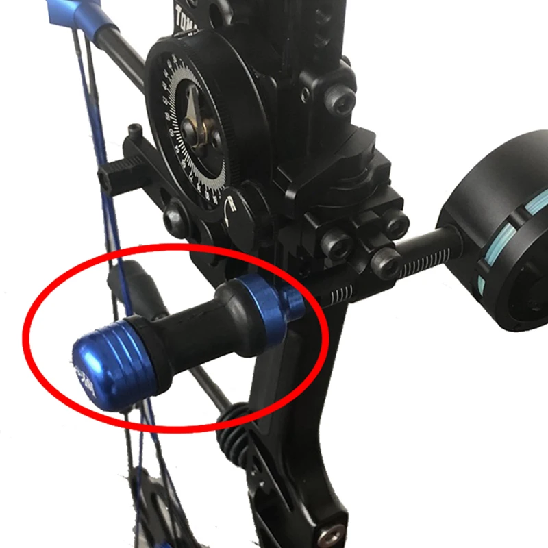 

Archery Compound Bow Sight Lens Stabilizer Aiming Head Damping Rod Reduce Bow Sight Noise Shock Dampener