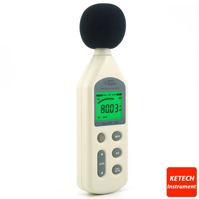 

Noise Sound Level Meter Tester 30~130dB AR824