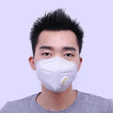 Breathing Valve Dust Filter With Active Carbon For Adult Fabric Breathing Anti-fog Health Care 1pcs Disposable Mouth Mask