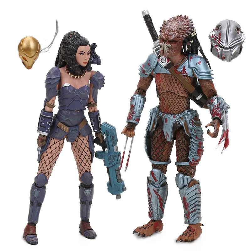 Новинка, 15-20 см, игрушки NECA Predator, серия 18, Alien vs Predator, Machiko Noguchi, хищник, ПВХ, фигурка, Коллекционная модель